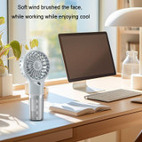 USB Rechargeable Handheld Misting Fan Portable Hydration Electrical Fan(Grey)