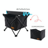 CLS Outdoor Folding Picnic Table Storage Hanging Bag Portable Invisible Pocket Storage Hanging Pocket,Style: Table Small + Small Pocket