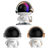 Mini Astronaut Portable Smart Subwoofer Bluetooth Speaker, Color: Platinum