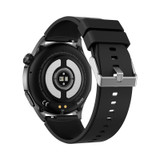 ET485 1.43 inch Color Screen Smart Watch Silicone Strap, Support Bluetooth Call / Micro-physical Examination(Black)