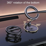 D38 Letter E Magnetic Folding Car Phone Holder Rotatable Dashboard Stick-On Navigation Stand