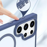 For Samsung Galaxy S23 5G Metal Button Skin Feel Matte MagSafe Shockproof Phone Case(Black)