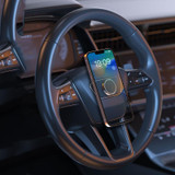 D35 Zero Gravity Car Steering Wheel Phone Navigation Mount Sticky Metal Magnetic Holder