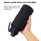 650ml Sports Bottle With Phone Magnetic Holder Stainless Steel Thermos Cup