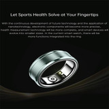 R3 SIZE 23 Smart Ring, Support Heart Rate / Blood Oxygen / Sleep Monitoring(White)