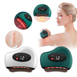 9 Gear Red Bian Stone  Electric Scraping Board Massage Board(Green)