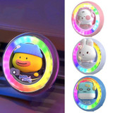 ICARER FAMILY XX-28 Car Aromatherapy Colorful Rhythm Lights Air Vent Aromatherapy Decoration(Pink)