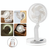 F200 Foldable Remote Control Wall-mounted Fan LED Light Desktop Rotating Fan, Color: APP Model