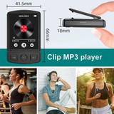 64GB 1.8-inch Color Screen Recording MP3/MP4 Sports Bluetooth Walkman with Back Clip