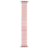 For Apple Watch Series 8 41mm Bamboo Stainless Steel Magnetic Watch Band(Pink)