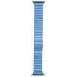 For Apple Watch Series 9 41mm Bamboo Stainless Steel Magnetic Watch Band(Blue)