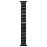 For Apple Watch Series 8 41mm Bamboo Stainless Steel Magnetic Watch Band(Black)