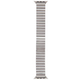 For Apple Watch 38mm Bamboo Stainless Steel Magnetic Watch Band(Sliver)