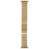 For Apple Watch Series 4 44mm Bamboo Stainless Steel Magnetic Watch Band(Gold)