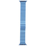 For Apple Watch Series 5 44mm Bamboo Stainless Steel Magnetic Watch Band(Blue)