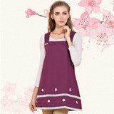 Square Collar Radiation Protection Maternity Dress (Color:Purple Size:XXL)