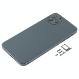 Back Housing Cover with Appearance Imitation of iP12 Pro Max for iPhone XS Max(Black)