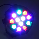 KD-12W 12 LED PAR Light Stage Light, with LED Display, Master / Slave / DMX512 / Auto Run Modes, EU Plug