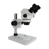 0.7X-50X Stereo Microscope Binocular Microscope With Light(White)