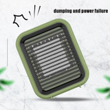 Mini Air Conditioner Heater For Office Desktop CN Plug(Black)