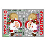 Christmas Decorations Stickers Glass Window Wall Stickers(Christmas Gifts)