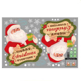 Christmas Decorations Stickers Glass Window Wall Stickers(Santa Claus)