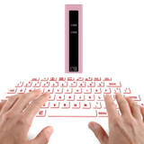F2 Portable Lipstick Laser Virtual Laser Projection Mouse And Keyboard(Rose Gold)