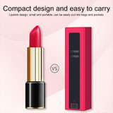 F2 Portable Lipstick Laser Virtual Laser Projection Mouse And Keyboard(Rose Gold)