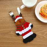 10 PCS Christmas Knife And Fork Cover Christmas Decorations(Elk)