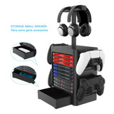 Game Disc Storage Rack Headphone Storage Rack For PS5 / Xsx