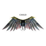 Halloween Carnival Stage Dress Up Props Adult Children Cosplay Punk Blade Wings, Style:Chlid