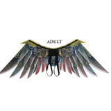 Halloween Carnival Stage Dress Up Props Adult Children Cosplay Punk Blade Wings, Style:Adult
