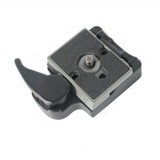 BEXIN Tripod Head Quick Release Plate Holder For Manfrotto 200PL-14(Black)