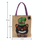 Halloween Decoration Supplies Tote Bag Mall Hotel Biscuits Apple Gift Bag(Pumpkin)