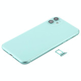 Battery Back Cover (with Side Keys & Card Tray & Power + Volume Flex Cable & Wireless Charging Module) for iPhone 11(Green)