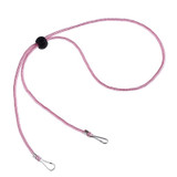 10 PCS Mask Anti-lost Adjustable Lanyard and Ear Hook(Pink)
