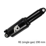 KindShock A5 Air Pressure Rear Shock Absorber Mountain Bike Shock Absorber Folding Bike Rear Liner, Size:190mm, Style:RE Single Gas