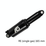 KindShock A5 Air Pressure Rear Shock Absorber Mountain Bike Shock Absorber Folding Bike Rear Liner, Size:165mm, Style:RE Single Gas