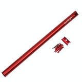 Litepro 412 Folding Bicycle Seatpost 33.9mm LP Plum Blossom Seat Tube, Colour: Red