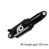 KindShock A5 Air Pressure Rear Shock Absorber Mountain Bike Shock Absorber Folding Bike Rear Liner, Size:150mm, Style:RE Single Gas
