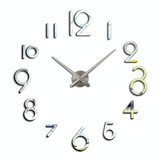 Creative DIY Acrylic Clock Home Digital Wall Clock(Gold)