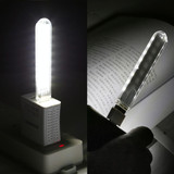 8LEDs 5V 200LM USB LED Book Light Portable Night Light, with Type-C Adapter(White Light)