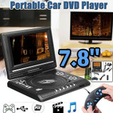 7.8 inch Portable DVD with TV Player, Support SD / MMC Card / Game Function / USB Port(UK Plug)