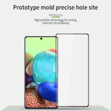 For Samsung Galaxy A71 5G PINWUYO 9H 2.5D Full Screen Tempered Glass Film(Black)