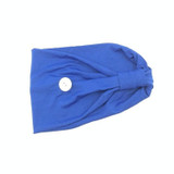 3 PCS Headband Headscarf Sports Yoga Knitted Sweat-absorbent Hair Band with Mask Anti-leash Button(Blue)