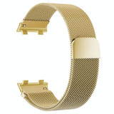 For OPPO Watch 41MM Smart Watch Milanese Stainless Steel Metal Watch Band(Gold)