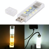 12 LEDs Double Sided Stackable USB Light(White Light)