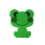 10 PCS Cartoon Animal Bathroom Thickened Felt Toilet Deodorant Stickers(Frog)