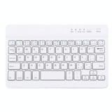 Portable Bluetooth Wireless Keyboard, Compatible with 9 inch Tablets with Bluetooth Functions (White)