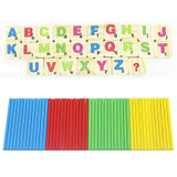 Montessori Early Learning Math Tools Digital Stick Children Kindergarten Teaching Aids(Magnetic Stickers)